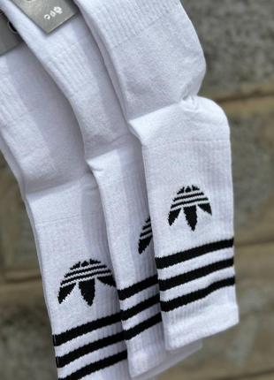 Носки adidas высокого качества с резинокой на стопе(1:1 оригинал), носки адедас(купить)1 фото