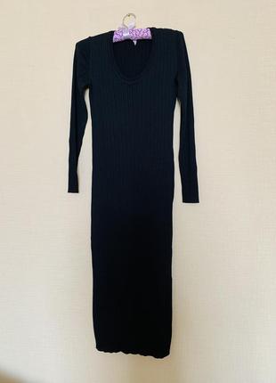 Платье черная dkny3 фото