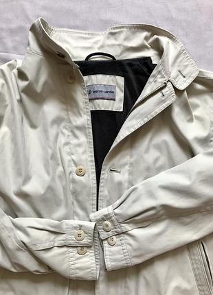 Світла базова вітровка куртка unisex бренд pierre cardin