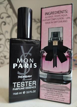 Жіночі в стилі yves saint laurent mon paris (ів сен лоран мон парі) 65 мл