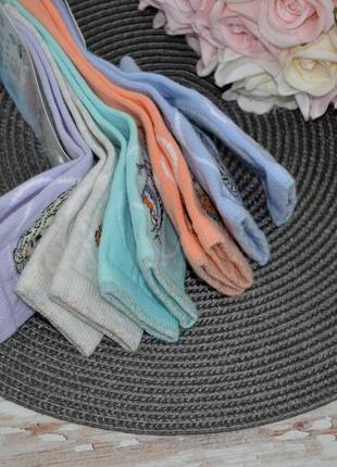 5-6/7-8/9-10 новые фирменные детские высокие теплые носки 5 пар frozen ельза ледяное сердце lc waikiki7 фото