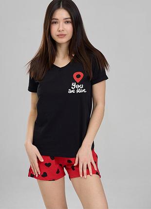 Комплект женский шорты и футболка 126156 фото