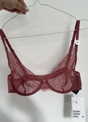 Кружевной бюстгальтер н &amp; м
