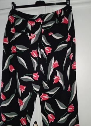 Жіночі штани брюки літні нові квіткового принту4 фото