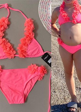 Купальник розовый подростковый