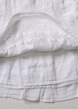 Красивая белая блуза от next на 164 см6 фото