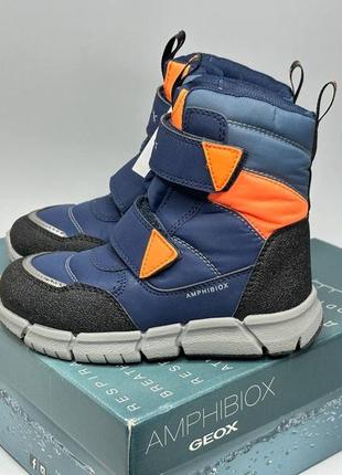 Детские зимние ботинки geox flexyper 28 р сапоги мальчику3 фото