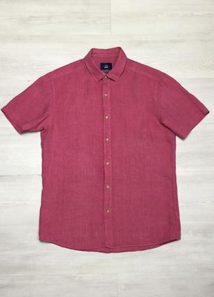 Moss premium line льняная мужская дышащая рубашка премиум бренда