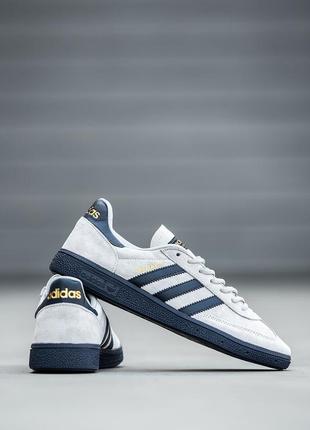 Мужские кроссовки adidas spezial handball grey blue 40-41-42-43-44-454 фото