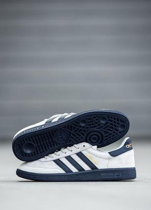 Мужские кроссовки adidas spezial handball grey blue 40-41-42-43-44-456 фото