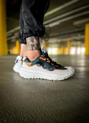 Кроссовки мужские / женские белые nike acg mountain fly 2 low"white/blue/orange"