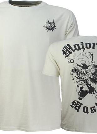 Женская хлопковая футболка zelda majora's mask difuzed оригинал