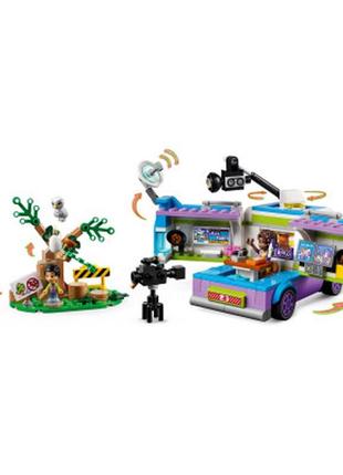 Конструктор lego friends фургон новостной редакции 446 деталей (41749)9 фото