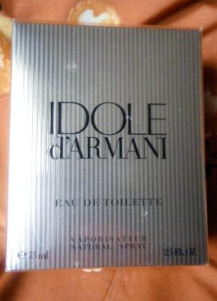 Idole d'armani giorgio armani 75ml edt первый выпуск, слюда, оригинал