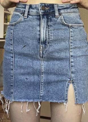 Мини-юбка bershka