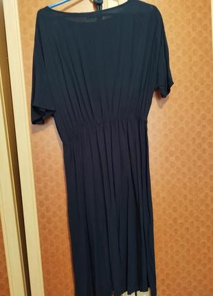 Плаття темно -синє3 фото