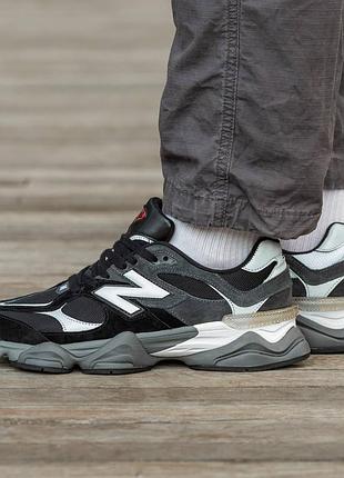 Кроссовки new balance 9060 black white