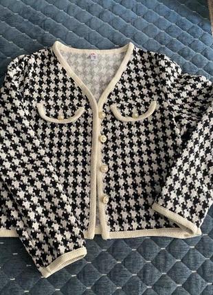 Піджак клітинка ґудзики