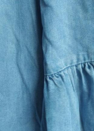 Летнее джинсовое платье.зара.4 фото