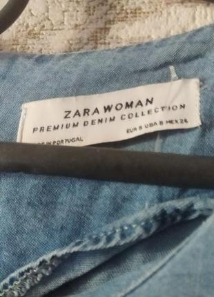 Летнее джинсовое платье.зара.