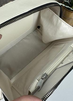 Модна жіноча міні сумочка люкс якість молочна8 фото
