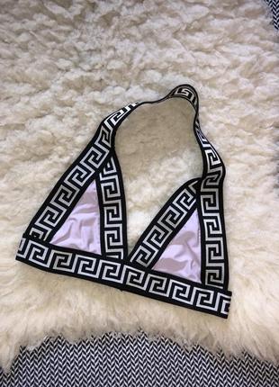 Верх купальника бра лиф бюст бюстгальтер резинка треугольник
