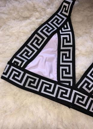 Верх купальника бра лиф бюст бюстгальтер резинка треугольник