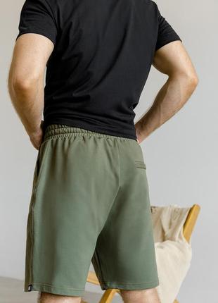 Шорти чоловічі з кишенею ззаду gbi хакі розмір s (13711)2 фото