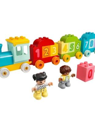 Конструктор lego duplo поезд с цифрами учимся считать 23 детали (10954)7 фото