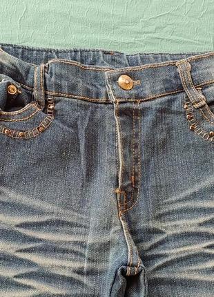 Новые джинсовые шорты на девочку, смотрите замеры2 фото