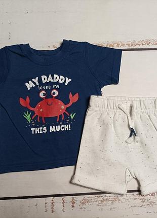 Набір костюм літній шорти футболка