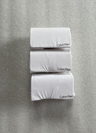 Новый набор calvin klein футболки (ck 3-pack v-neck white)с америки m,l,xl10 фото