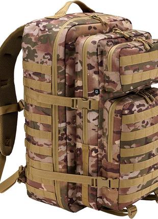 Тактичний рюкзак brandit us cooper xl 65л 58 x 35 x 42 см tactical camo multicam мультикам (8099-161)