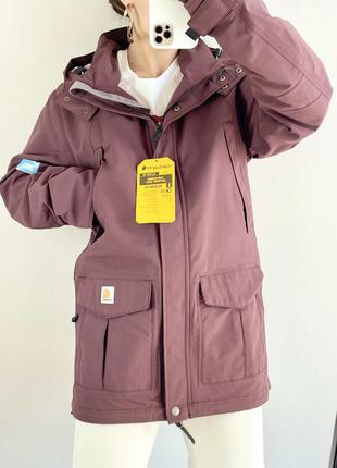 Нова подовжена демісезонна парка carhartt оригінал удлиненная демисезонная куртка оригинал6 фото
