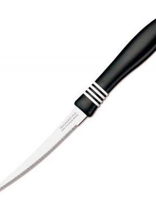 Кухонный нож tramontina cor & cor для томатов 127 мм black (23462/105)