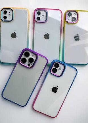 Чохол омбре iphone 11, 11 pro, 11 pro max, 12, 12pro, 12 pro max, 13; 13pro; 13promax,