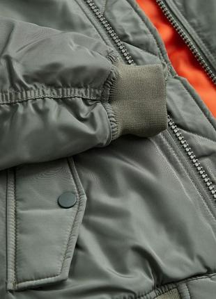 Курточка-бомбер куртка для хлопчика з поліестеровою підкладкою вітрівка h&m ейч енд ем4 фото
