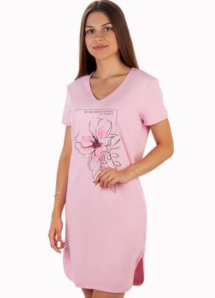 Женское домашнее платье, ночнушка, ночная рубашка для девушек, молодежная стильная ночнушка4 фото