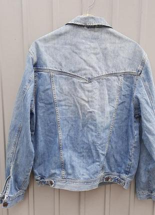Мужская винтажная джинсовая куртка wrangler.10 фото