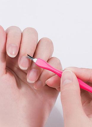 Набор инструментов для маникюра и педикюра, кусачки книпсер, пушер, триммер, пинцет,...