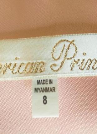 Красива рожево-была сукня american princess, 8 років4 фото