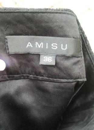 Красивая,мини юбка с кружевом amisu5 фото