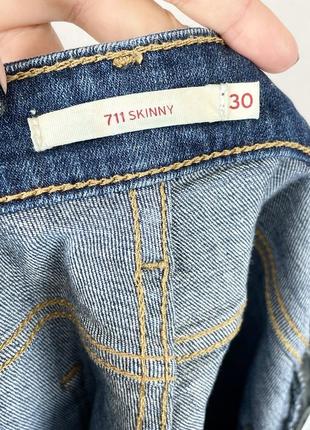 Джинси levi’s 711 skinny оригінал джинсы оригинал скини в обтяжку5 фото