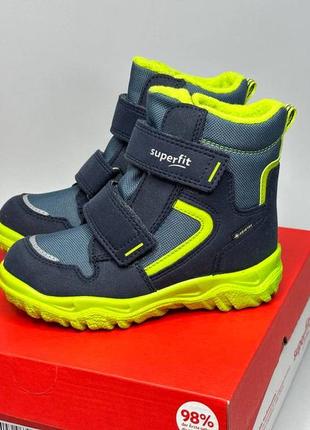 Зимові черевики superfit husky gore-tex 19 р, дитячі ботінки чоботи суперфіт хлопчику