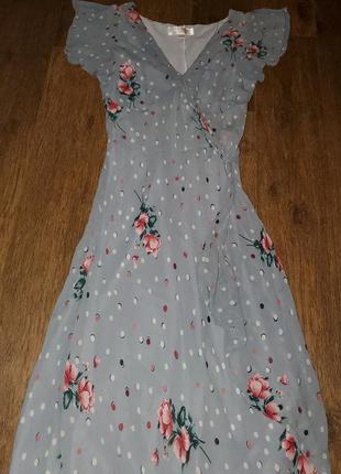 Винтажное шёлковое платье, 100% натуральный шёлк, винтаж, крылышки7 фото