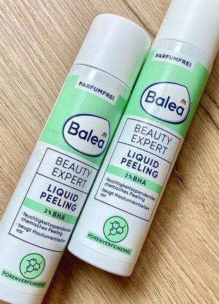 Balea liquid peeling 2% bha кислотный тонер-пилинг с салициловой кислотой 125мл