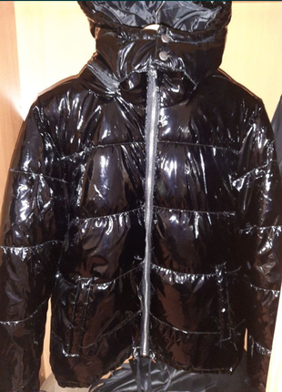 Shine puffer jacket