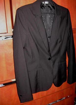 Пиджак slimfit черный