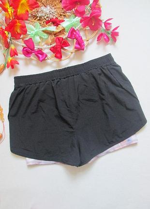 Шикарные спортивные двойные шорты workout 💜❇️💜