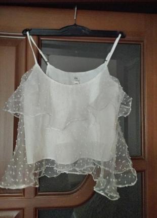 Женский белый топ бренда river island
